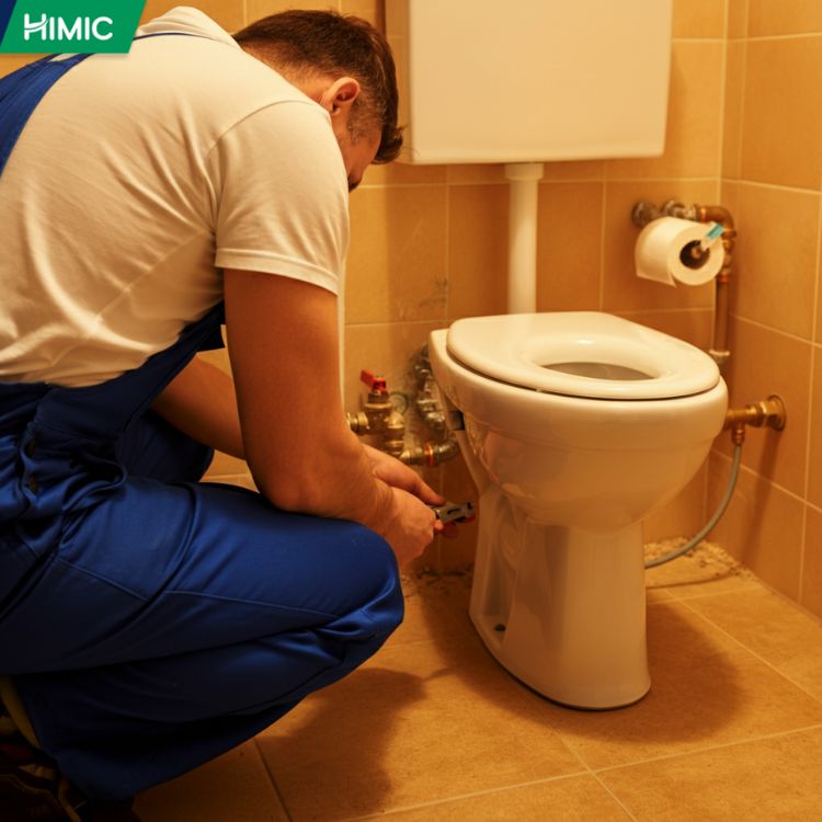 Bước 3: Lắp đặt van cấp nước