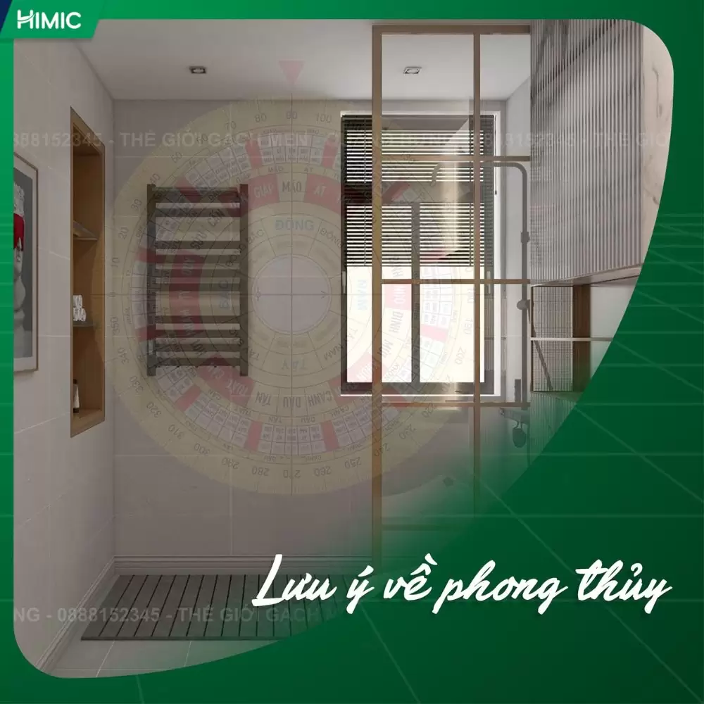 Nguyên tắc phong thủy trong bố trí nhà vệ sinh